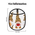 thumbnail image 3 of Pofeuu Christmas Gnomes In Leopard Print Silicone Pot Mat Mitten With Hanging Loop Heat Resistant Oven Mitts Non-Slip Bbq Baking Smoking Potholders, 3 of 7