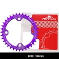 thumbnail image 1 of (One Piece) Mountain Bike 104BCD Chainring Positive and Negative Chainring Single Speed Circle (Disc 32T) Purple, 1 of 4
