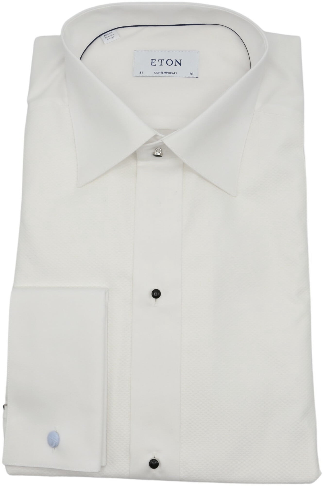 Contemporary Fit Tuxedo Shirt Dress 