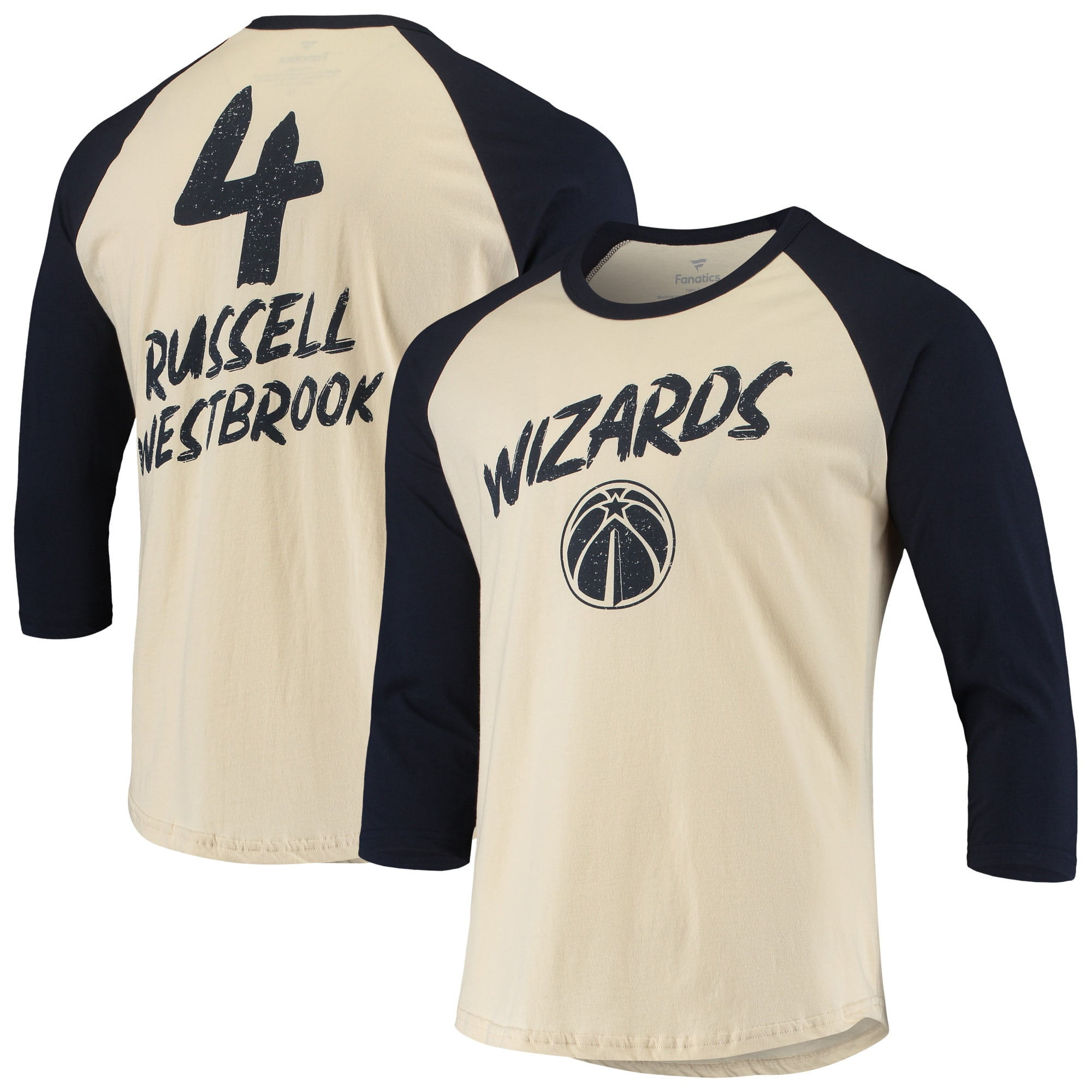 Men's Russell Westbrook Washington Wizards 3/4 Ghana Ubuy