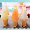 thumbnail image 3 of Billuyoard Molde lavable para hacer helados para niños, moldes de cono de postre para nevera y congelador de verano, accesorios artesanales para Mostrada Verde, 3 of 6