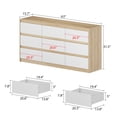 thumbnail image 7 of MONSLIPA 9-Drawer Chest Modern Wooden Dresser, White, 7 of 7