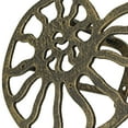 thumbnail image 5 of Zeckos Nautilus Seashell Bronze Finish 12-Inch Wall-Mounted Decorative Hose Holder, Stylish Nautical Decor, 5 of 5