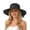 Black, variant on Fashion Sun Hats for Women UV Protection, Wide Brim Beach Straw Derby Hat Packable Floppy for Summer Vacation UPF 50+
