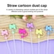 thumbnail image 5 of Cubrepajitas de gel de sílice con lazo, compatible con tapas, bonita pajita reutilizable de silicona rosa de 10 mm para vaso, accesorios para pajitas, tapa de pajita con forma de lazo, a prueba de, 5 of 6