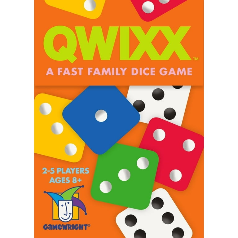 Qwixx [Expansion Bundle] - A Fast Family Dice Game + Includes 200 Quixx  Replacement Score Cards / Sheets