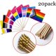 thumbnail image 4 of Banderas del Orgullo Gay Arcoíris en Palo de Madera, Pequeñas Mini Banderas Inclusivas LGBTQ de Mano, 5x8 Pulgadas, Paquete de 20, 4 of 7