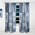 thumbnail image 2 of DESIGN ART Designart 'Blue Jeans Close-ups' Modern Curtain Single Panel 52 in. wide x 95 in. high - 1 Panel 95 Inches, 2 of 5