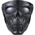 thumbnail image 5 of Máscara de calavera, máscaras tácticas de cara completa para juegos de supervivencia CS, disparos, cosplay, películas, paintball, máscaras aterradoras de Halloween, 5 of 5