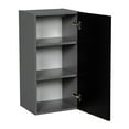 thumbnail image 2 of 24" x 30" Wall Cabinet-Single Door-with Black Matte door, 2 of 4