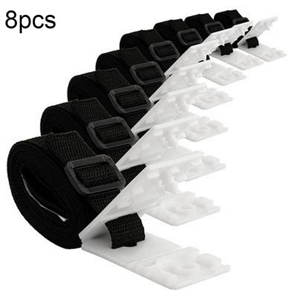 24PCS Pool Solar Cover Reel Attachment Straps Set for In Ground