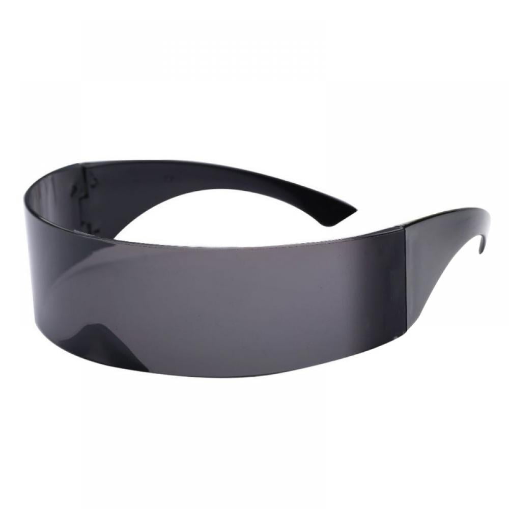 FEISEDY 80s Futuristic Visor Cyber Sunglasses Men Women FEISEDY 80s Futuristic Visor Cyber Sunglasses Men Women