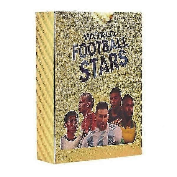 Football Gold Card 50 Cards Funny Cards Children's Toys, collectible cards, kids toys.