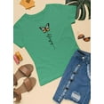 thumbnail image 3 of Butterfly Design T-Shirt Women -Image by Shutterstock, Female XX-Large, 3 of 4