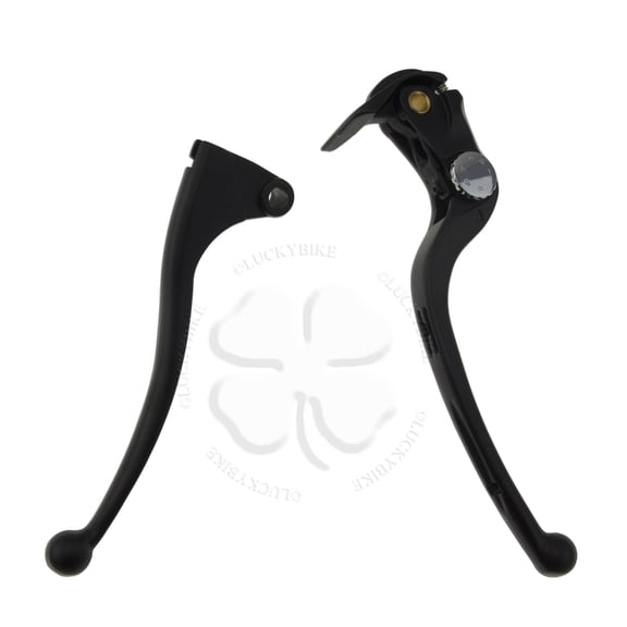 Black Brake Clutch Lever Set Kawasaki Ninja 2005 2006 ZX6R ZX6RR 636 ZX 6R 6RR