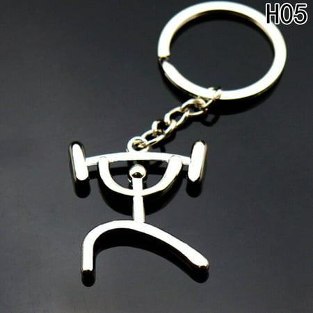 SHOPFIVE Metal Keychain Riding Bicycle Key Chain Car Keychain Bag Novelty Gifts Bike Sports Souvenirs Keychains Lovers (Best Gifts For Car Lovers)
