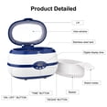 thumbnail image 4 of A C110-120V J-ewelry Cleaner Portable Cleaning Machine 40KHZ with Visible Window Design/ LEDs Screen Display/ 90S&180S&280S&380S&480S Timer/ 300S Auto-shutdown Design/ Cleaning Basket Provided, 4 of 8