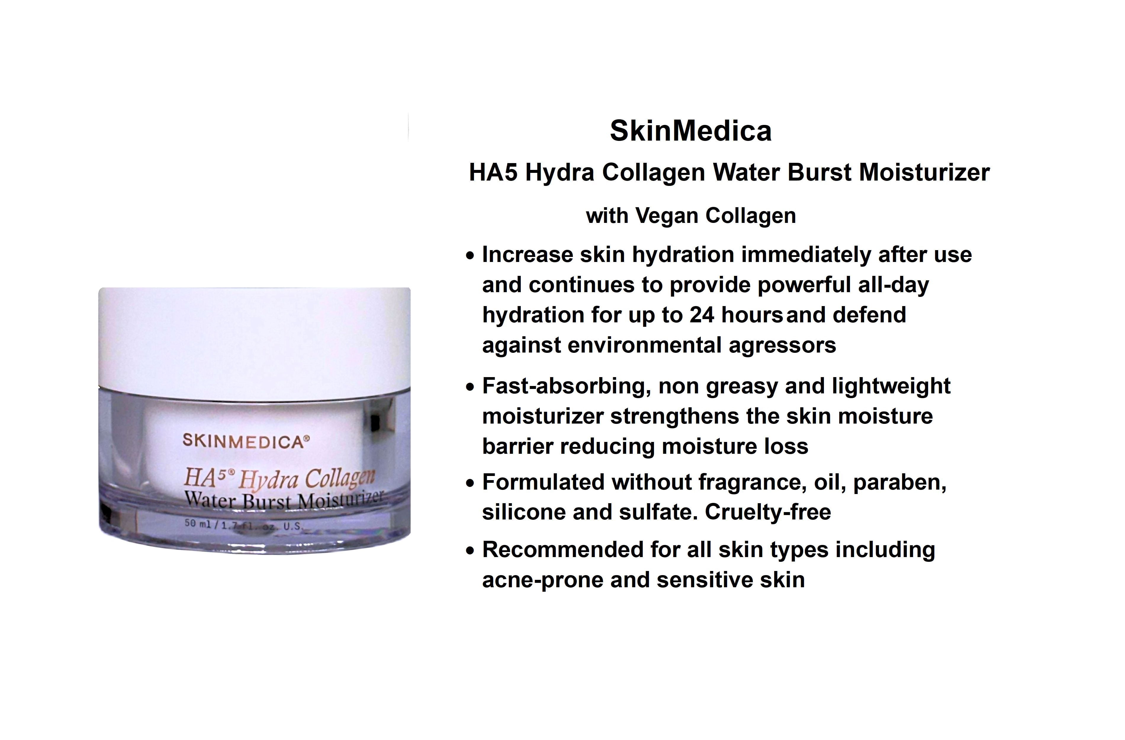 SkinMedica HA5 Hydra Collagen Water Burst Moisturizer 1.7 fl oz (50ml)