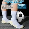 thumbnail image 2 of 4Pack Soccer Socks Men Anti Slip Football Socks Anti Slip Blister Sport Socks, 2 of 6