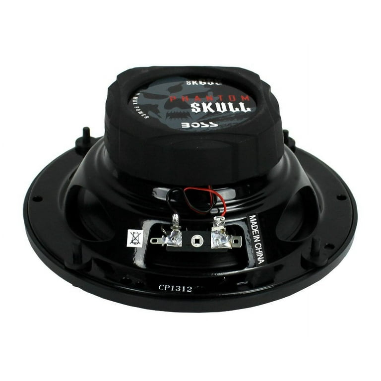 2) NEW BOSS SK652 6.5” 300W 2-Way Full Range Phantom Skull Car