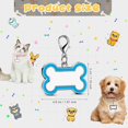 thumbnail image 2 of 4 Pcs Étiquettes Osseuses Vierges pour Chien Étiquettes Osseuses en Acier Inoxydable Forme d'Os Étiquettes Personnalisées Photo de Sublimation pour Colliers de Chien, 2 of 7