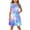 Multicolor A1, variant on Hrsba Kids Summer Dress,Casual Sleeveless Dress for Girls,Toddler Girls Dress Summer Ruffle Sleeve Starlit Sky Printed Sundress Outfit For Kids 4-14T