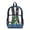Cartoon Dinosaur Pattern, variant on Clear Backpack for Kids Elementary Middle School Bookbag Transparent PVC Bookbag Rucksack See Through Backpack for Stadium Concert, Shark Bubble Coral Blue