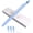 Blue 3-Pen Tip Set, variant on Apple Pencil Alternative Flat Stylus with Tilt & Palm Rejection for iPad 11/10/9/8/7/6, Air 3/4/5, Pro 12.9/11, Mini 6/5, M2/M4/A16, Samsung Android Huawei