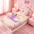 thumbnail image 4 of meiyoeat Personalized Initial E Twin Sheets,Vintage Botanical Flowers Bedding For Girl,3 Pieces,1 Fitted Sheet and 1 Pillowcase, 4 of 6