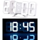 thumbnail image 2 of Reloj digital: Reloj de mesa y pared LED grande, dígitos de 7 segmentos, regulable, despertador, 21,5 cm (reloj digital para configurar), 2 of 5