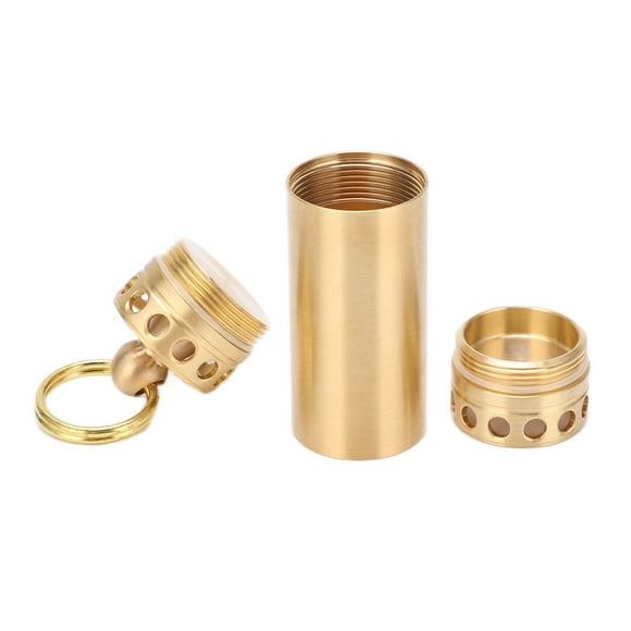 Portable Pill Container, Keychain Pill Box Keychain for Capsules for Pills for Tablets