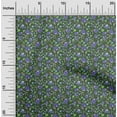 thumbnail image 2 of oneOone Cotton Poplin Green Fabric Floral Dress Material Fabric Print Fabric By The Yard 56 Inch Wide, 2 of 5