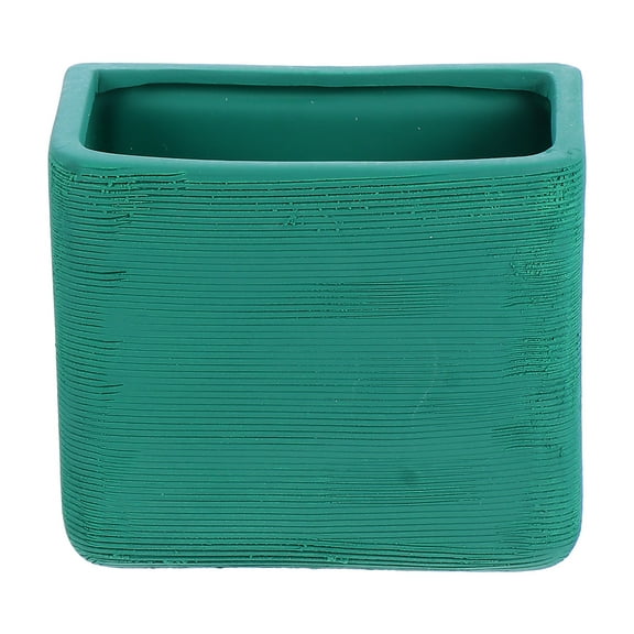 Zoyueyie Geometric Wall Hanging Planter Creative Flower Pots Wall-mounted Vase (Green)