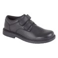 thumbnail image 1 of Roamers - Suela de piel de cierre adhesivo para niños niñas (Negro), 1 of 2