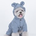 thumbnail image 5 of Reheyre Super Soft Breathable Pet Clothes - Polyester Peach Skin Winter Hooded Coat - Four Legs - Ideal for Autumn, 5 of 8