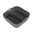 thumbnail image 4 of Square Silicone Baking Pan with Silicone Mat Pan Multipurpose Tray for Kitchen Cooking, 4 of 8