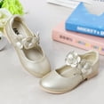 thumbnail image 5 of Otqutp Baby Performance Shoes&nbsp;Children Shoes White Leather Shoes Bowknot Girls Princess Shoes Single Shoes Dance Sandals, 5 of 9