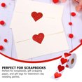 thumbnail image 4 of 1 Rouleau/500 Pcs Étiquettes Autocollantes en Forme de Cœur Autocollants de la Saint-Valentin, 4 of 8