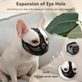 thumbnail image 4 of GASTROPOD Dog Muzzle, Soft Mesh Muzzles for Small Medium Dogs Shih Tzu Pug English Bulldog, Breathable Dog Mouth Guard for Biting Chewing Grooming, Allow Panting, 4 of 7