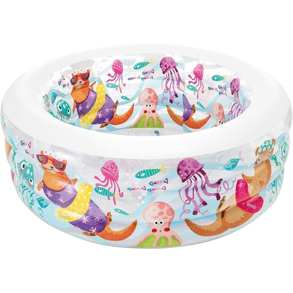 Alberca Acuario Inflable Redonda Para Niños Intex 58480 Intex 58480