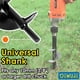 thumbnail image 3 of Barrena para jardín, broca de acero al carbono, diseño en espiral eficiente para plantar, adaptador de taladro universal, herramienta para jardinería, excavador de bulbos, perforador de postes, 8 cm, 3 of 7