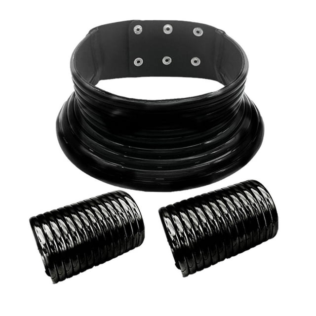 Conjunto de joyería africana jinwen Pulsera y collar negro