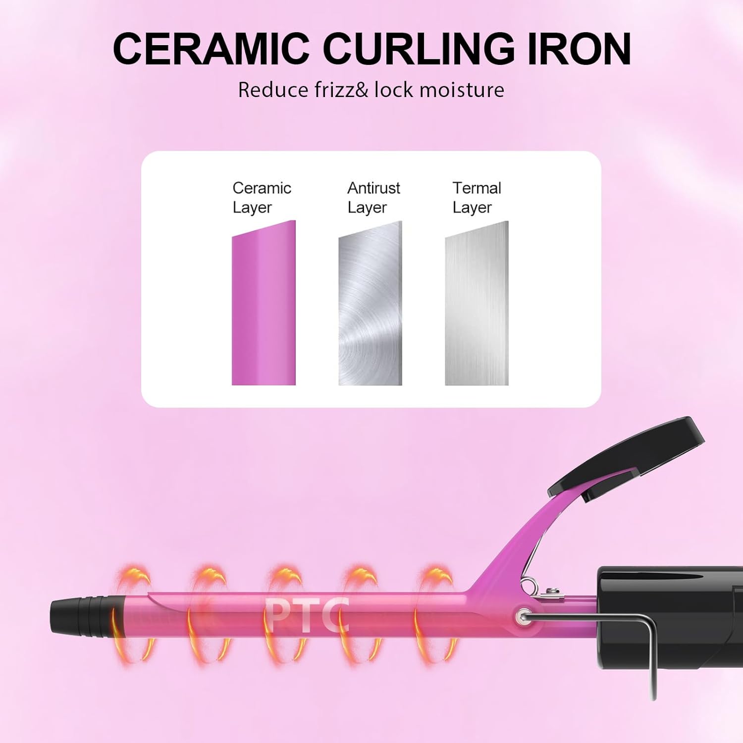 DAN Technology 1/2" Small Barrel Curling Iron Wand photo 4