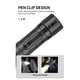 thumbnail image 4 of Lámpara 30W 800LM Linterna brillante 3 modos con clip para bolígrafo Luz de antorcha para acampar al aire libre Likrtyny Para estrenar, 4 of 9