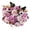Purple, variant on Artificial Mixed Flower, 11.41 inch Faux Silk Hydrangea Daisy Floral Stems with Green Leaves, Artificial Fake Flower Picks, Faux Hydrangea Flowers for Wedding Bouquets Arrangement, Fall Decor