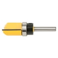 thumbnail image 2 of Abastado 1/4in Vástago Rodamiento Ras Trim Router Bit Fresa Herramienta de Carpintería 1/4x3/4x25, 2 of 8