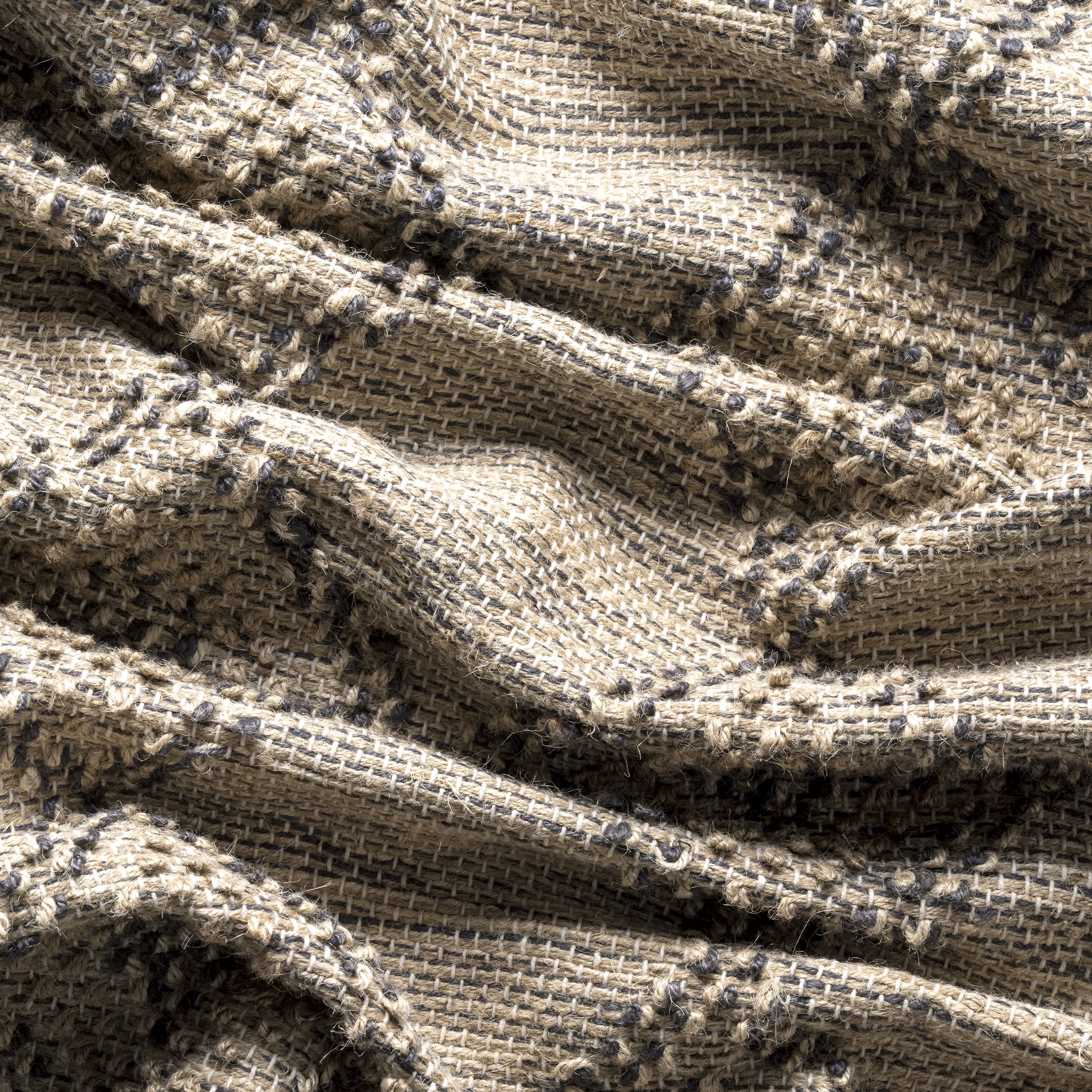 nuLOOM Britta Textured Diamond Tassel Area Rug, 3' x 5', Beige