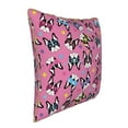thumbnail image 2 of Fotbe Colorful Cute French Bulldog Pattern Velvet Decorative Throw Pillow Covers with Elegant Piping, Soft Plush Cushion Cover for Sofa, Bed, Car, Office-18"x18", 2 of 8