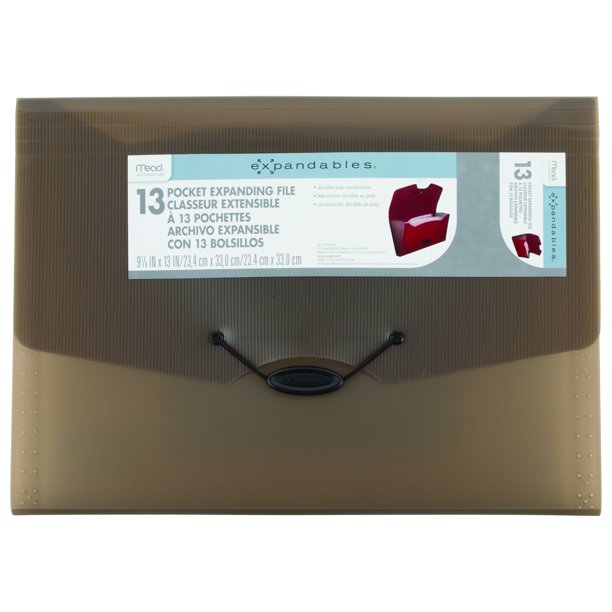 Mead Expandables 13Pocket Letter File Tan Expanding Files Walmart