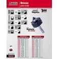thumbnail image 2 of Broca Para Router Urrea 1/4 Moldura 1-1/2 BR1418, 2 of 3
